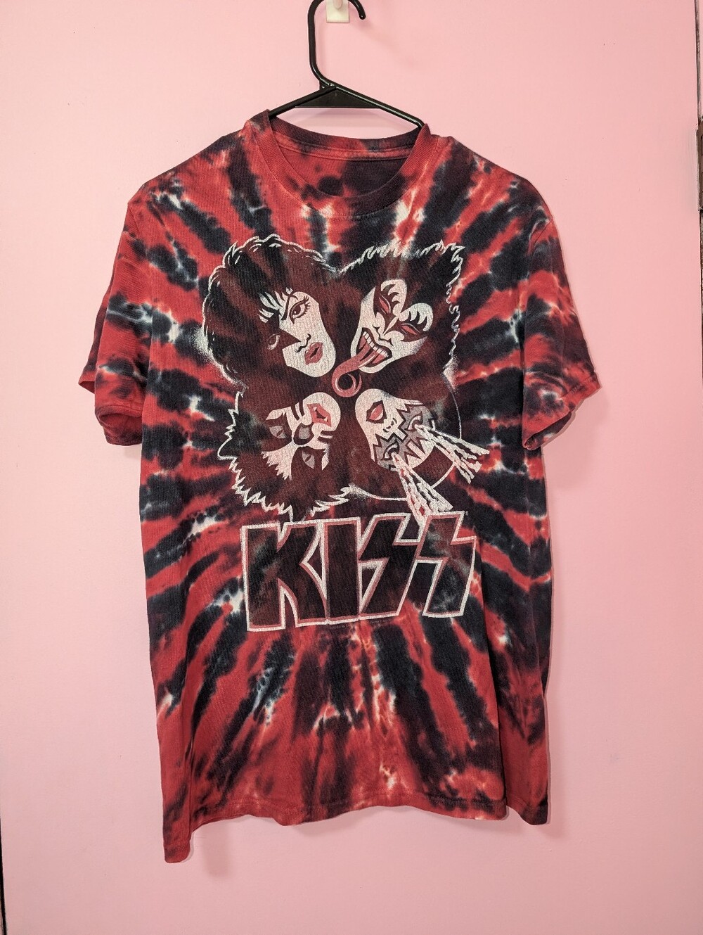 Liquid Blue KISS Tie-Dye Band T-Shirt